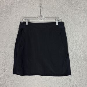 Athleta Skort Womens 8 Brooklyn 16" Black Tennis Activewear Athleisure Golf